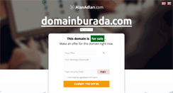 Desktop Screenshot of domainburada.com